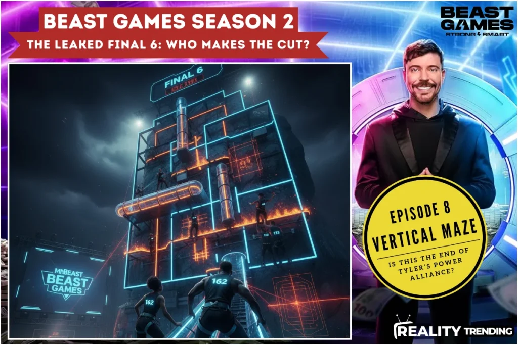 Beast Games Episode 8 Vertical Maze Is This the End of Tyler’s Power Alliance