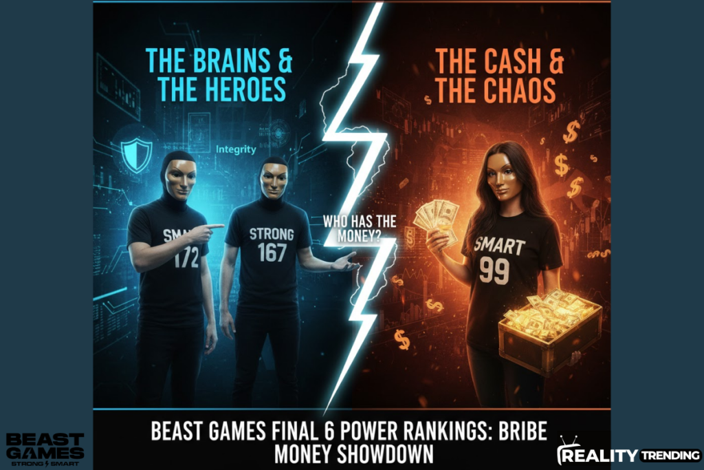 Beast Games Final 6 Power Rankings Who has the Most Bribe Money Left to Win