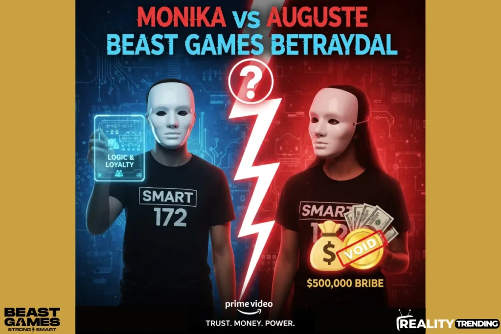 The Brutal Monika vs Auguste Beast Games Betrayal How a $500k Lie Destroyed the Smart Team!