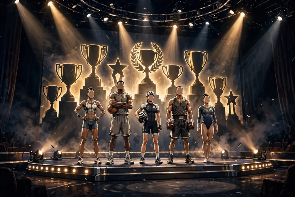 Elite athletes and champions competing in Beast Games Season 3 world-class casting format