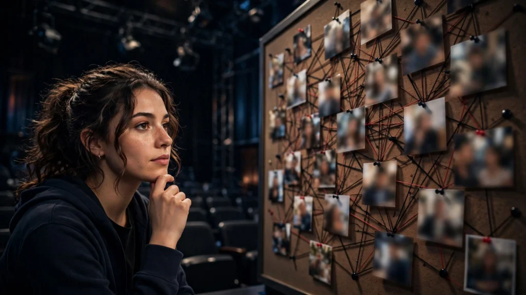 Monika Ronk plans her strategy in Beast Games